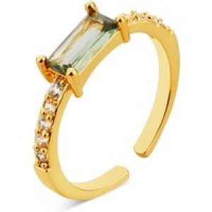 August Woods Gold Tourmaline Crystal Adjustable Ring – Gold