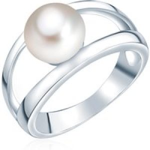 Valero Pearls Womens Feminine Sterling Silver Ring – Measurement M
