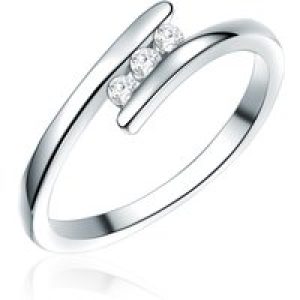 Rafaela Donata Womens Female Sterling Silver Ring – Size K