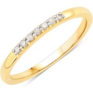 Rafaela Donata Womens Khushi Female Sterling Silver Ring – Gold – Size N