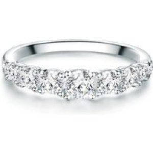 Tresor 1934 Womens Trilani Feminine Sterling Silver Ring – Dimension N