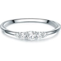 Tresor 1934 Womens Trilani Female Sterling Silver Ring - Size M - Image 2