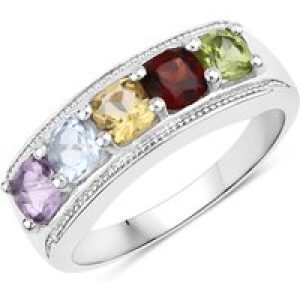 Rafaela Donata Womens Khushi Female Sterling Silver Ring – Size P