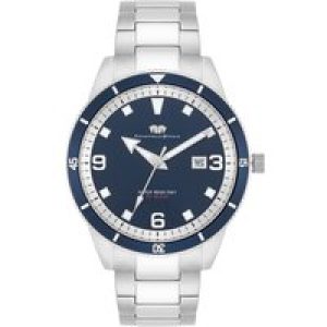Rhodenwald & Söhne Mens Male Chrome steel watch – Silver Stainless Metal (archived) – One Measurement
