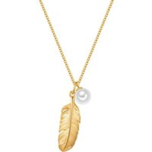 Glanzstücke München Womens Female Sterling Silver Necklace – Gold – One Size