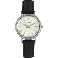 Sophie & Freda Womens Berlin Leather-based-Band Watch - Black Stainless Metal - One Measurement - Image 2