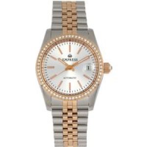 Empress Womens Constance Computerized Bracelet Watch w/Date – Rose Gold Stainless Metal – One Dimension