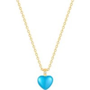 Glanzstücke München Womens Female Sterling Silver Necklace – Gold – One Size