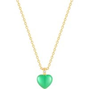 Glanzstücke München Womens Female Sterling Silver Necklace – Gold – One Size