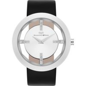 Rhodenwald & Söhne Womens Chrome steel Watch – Black Stainless Metal (archived) – One Dimension