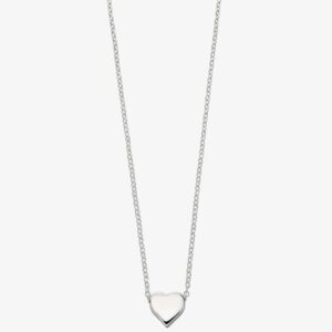Sterling  Silver Simple Small Center Necklace N3545