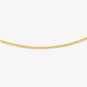 Yellow Gold Plated 18 Inch Panza Curb Chain Chain 8.91.0154(disc)