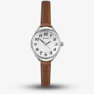 Sekonda Simple Reader Brown Leather-based Strap Watch  40479