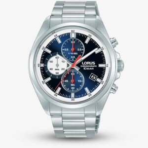 Lorus Mens Sport Chronograph Blue Dial Watch RM383JX9