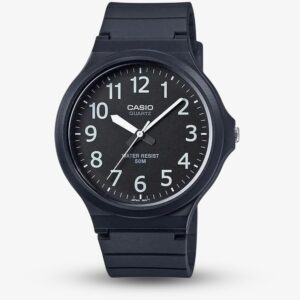 Casio Black Resin Vintage Spherical Watch MW-240-1BVEF