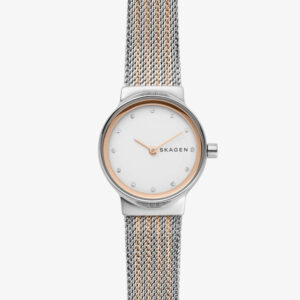 Skagen Freja Two Color Mesh Bracelet Watch SKW2699