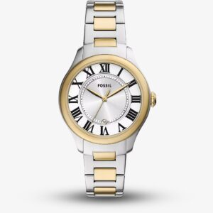 Fossil Ladies Gilmore Two Tone Three Hand Watch ES5396
