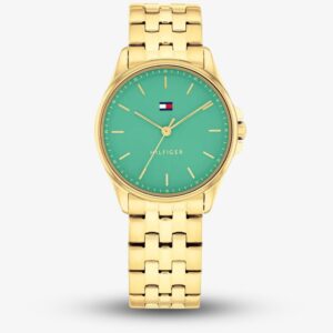 Tommy Hilfiger Women Jade Inexperienced Dial Watch 1782774