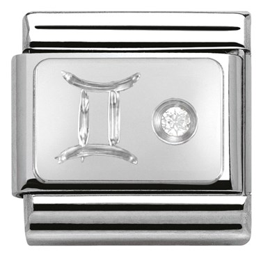 Nomination Gemini Zodiac Charm