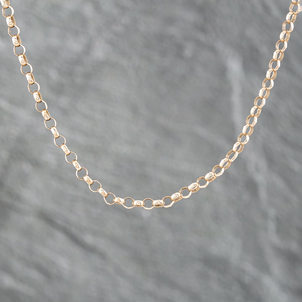 Pre-Owned 9ct Yellow Gold 16 Inch Belcher Chain 41021339