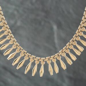 Pre-Owned 9ct Yellow Gold Fancy Tassel 18 Inch Collarette Chain 41041259