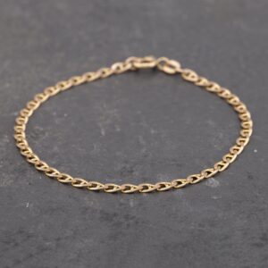 Pre-Owned 9ct Yellow Gold 7.5 Inch Anchor Chain Bracelet 41061219
