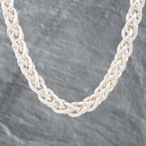 Pre-Owned Silver 18 Inch Prince Of Wales Necklace 41251341