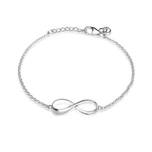 Argento Silver Infinity Bracelet – Adjustable