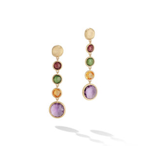 Marco Bicego Jaipur 18ct Yellow Gold Yellow Gold Color Combined Graduated Earrings OB901 MIX01 Y 02