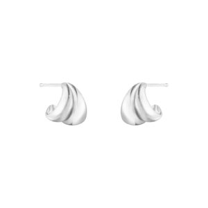 Georg Jensen Curve Sterling Silver Earrings 10017500