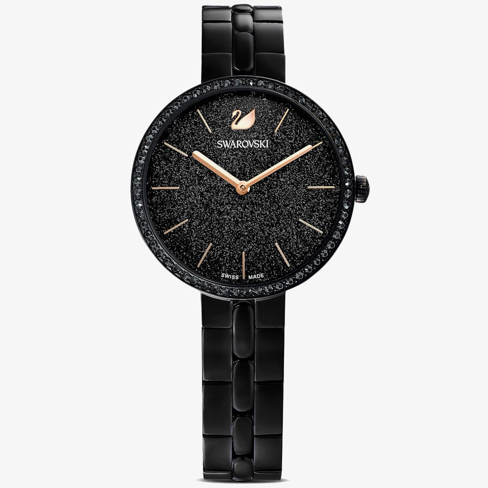 Swarovski Girls Cosmopolitan Black Bracelet Watch 5547646