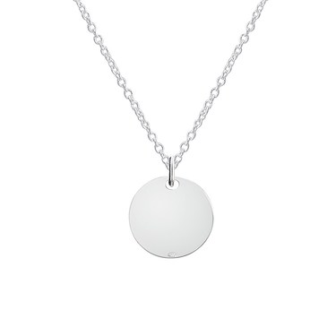 Argento Silver Coin Necklace - 47cm