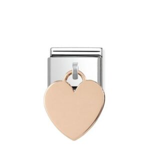 Nomination Rose Gold Center Engraving Allure