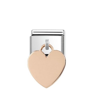 Nomination Rose Gold Center Engraving Allure