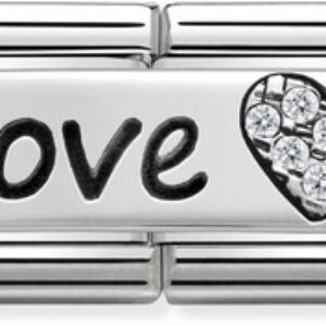 Nomination Silver Love Double Plate Attraction