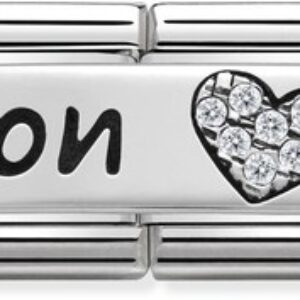 Nomination Silver Son Double Plate Allure