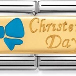 Nomination Blue Christening Day Double Allure