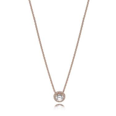 Pandora Rose Gold Classic Elegance Necklace - Rose Gold