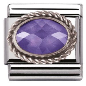 Nomination Red Cubic Zirconia Attraction