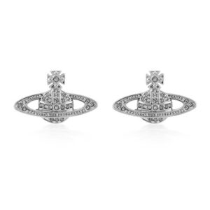 Vivienne Westwood Mini Bas Silver Earrings – Silver