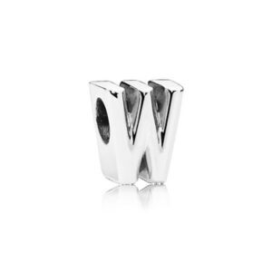 Pandora Letter W Charm – Silver