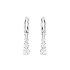 Swarovski Attract Trilogy White Drop Earrings
