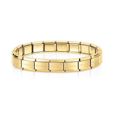 Nomination Vintage Gold Plated Starter Bracelet - 16 Hyperlinks / 14cm