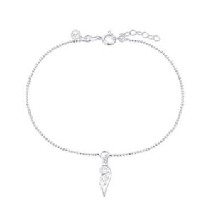 Argento Recycled Silver Wing Anklet – 925 Silver