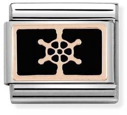 Nomination Rose Gold Boat Wheel Attraction - Stainless Metal