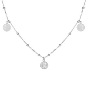 Argento Silver Multi Coin Necklace – 925 Silver