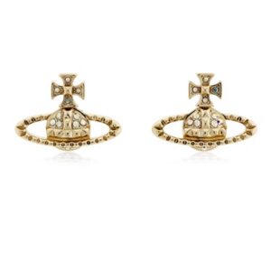 Vivienne Westwood Gold Mayfair Bas Relief Earrings