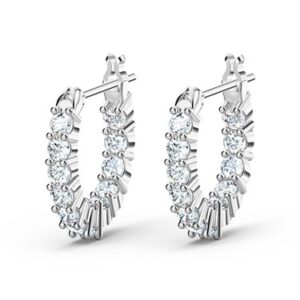 Swarovski Vittore Silver Mini Hoop Earrings
