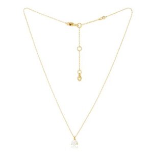 Kate Spade New York Gold Pearl Trio Prong Necklace