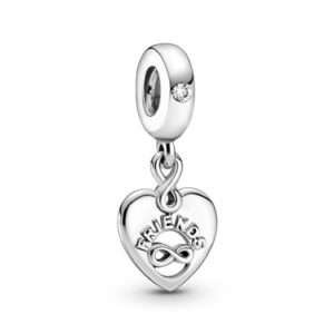 Pandora Friends Forever Heart Drop Charm